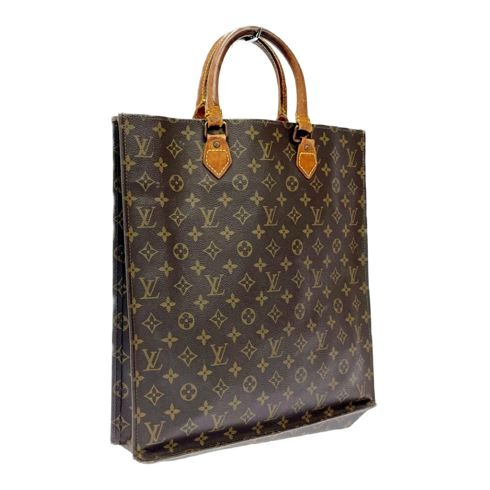 Louis Vuitton Tote Bag Brown Plat Sac Monogram